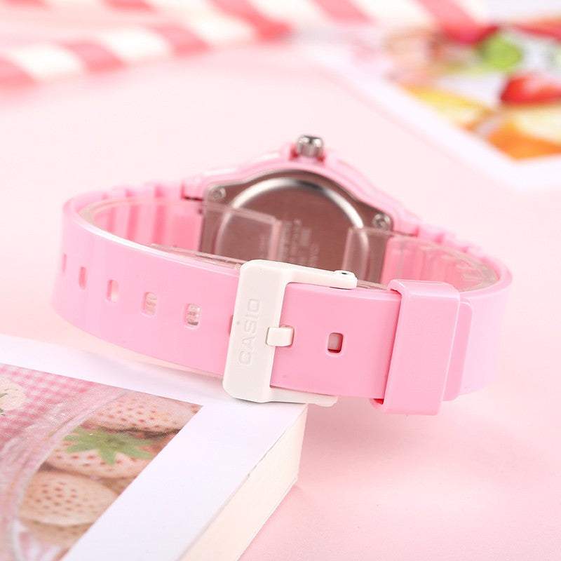 CASIO STANDARD Series Ice Cream Macaron Color Sports Waterproof Watch Pink Analog LRW-200H-4E4
