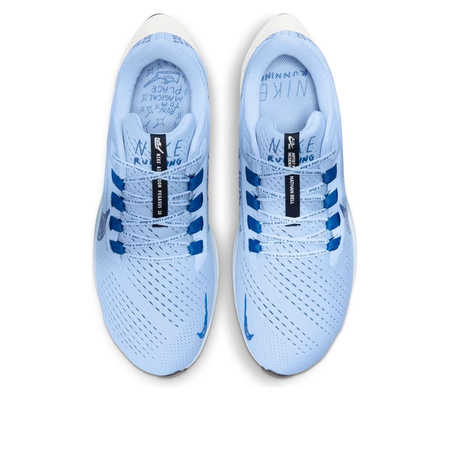 Nike x Nathan Bell Air Zoom Pegasus 38 A.I.R. 'Run To A Magical Place - Aluminum' DM1610-400