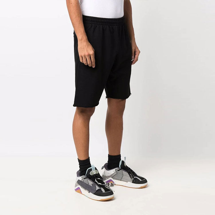 Off-White FW21 Arrow Pattern Printing Sports Shorts Version Black OMCI006F21FLE0061084