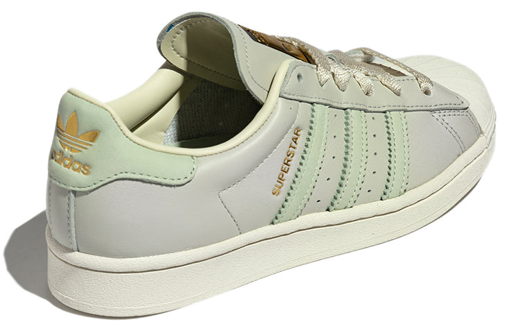 (WMNS) adidas originals Superstar 'Light Green' H00168
