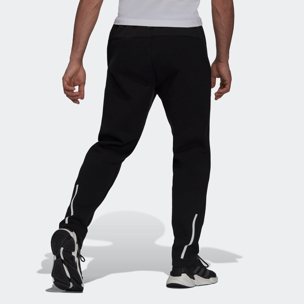 Men's adidas Zne Pant Logo Cone Sports Pants/Trousers/Joggers Black GT9781