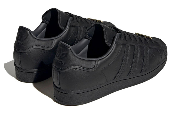 adidas Superstar 'Allover Debossed Trefoils - Black' GY0026