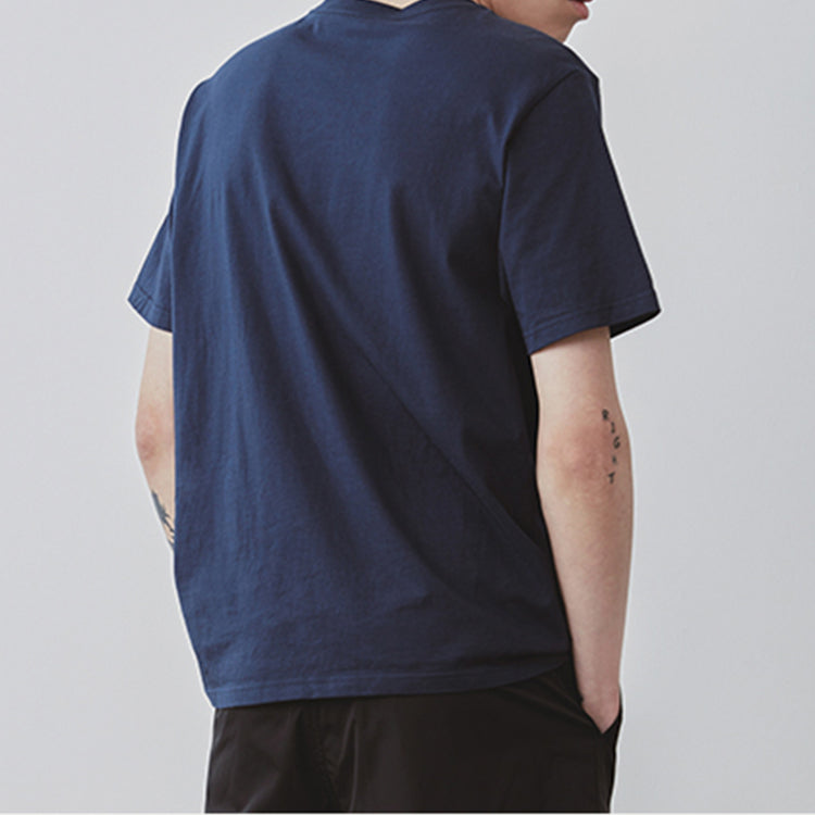 VansxFxxl Dogg Printing Short Sleeve Couple Style Navy Blue VN0A4RATLKZ1
