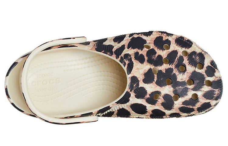 (WMNS) Crocs Classic Platform 'Leopard' 207844-2Y4