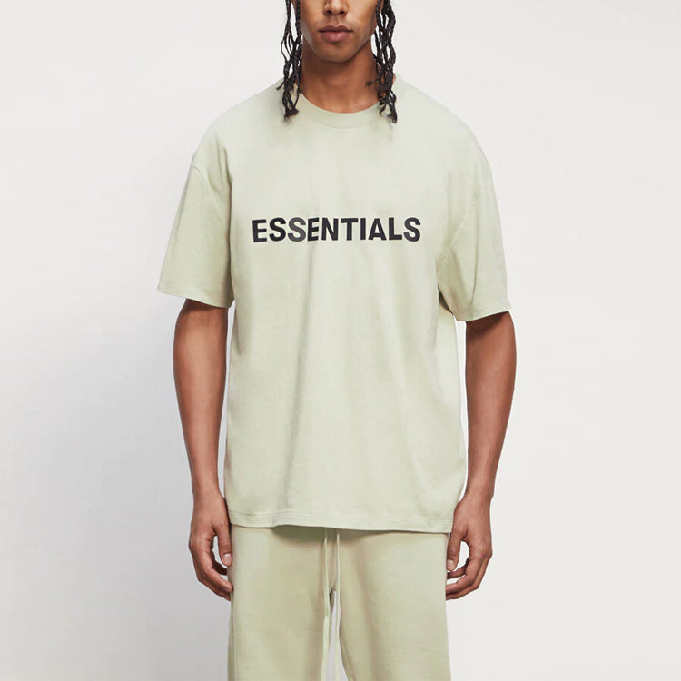 Fear of God Essentials Logo Tee 'Sage' FOG-FW20-301