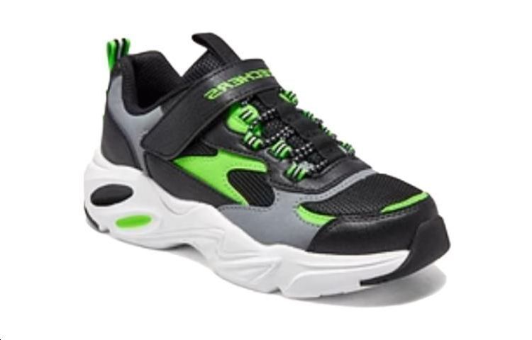 (PS) Skechers Razor Flex 'Black Solar Green' 405204L-BKLM