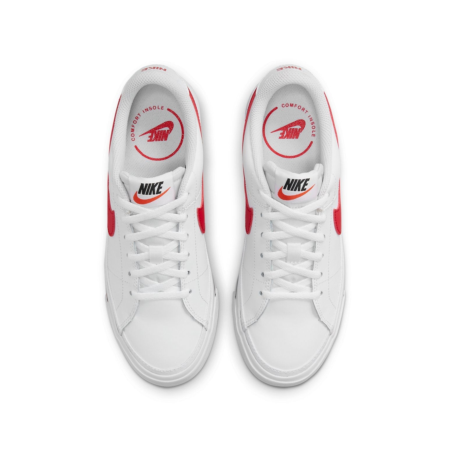 (GS) Nike Court Legacy 'White University Red' DA5380-105