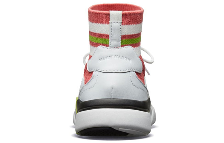 (WMNS) Skechers Block Pink/White/Green 68855-WMLT
