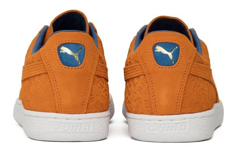 PUMA Suede Classic Nyc Casual Shoes Orange/Blue 366293-01