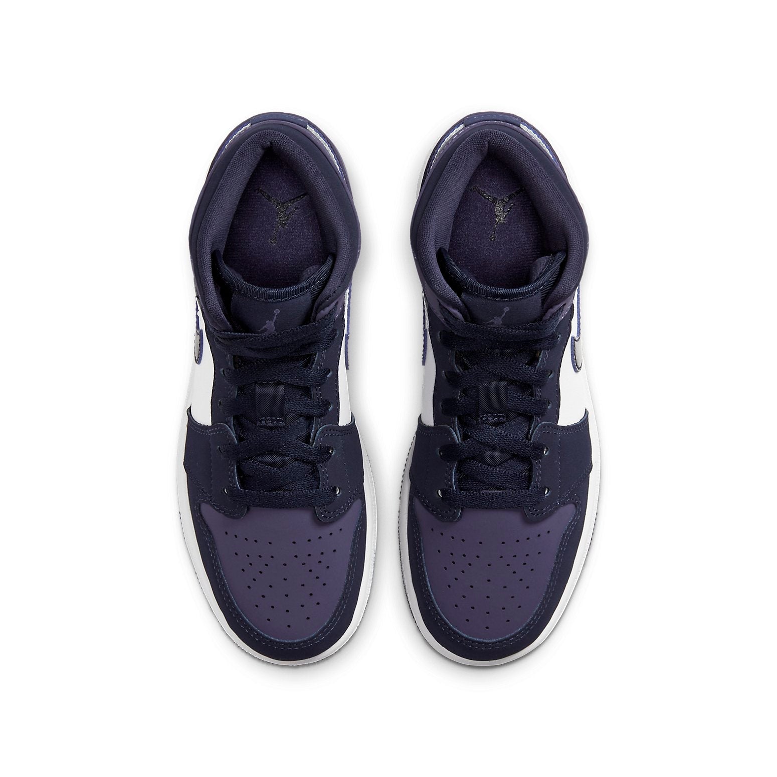 (GS) Air Jordan 1 Mid 'Sanded Purple' 554725-445