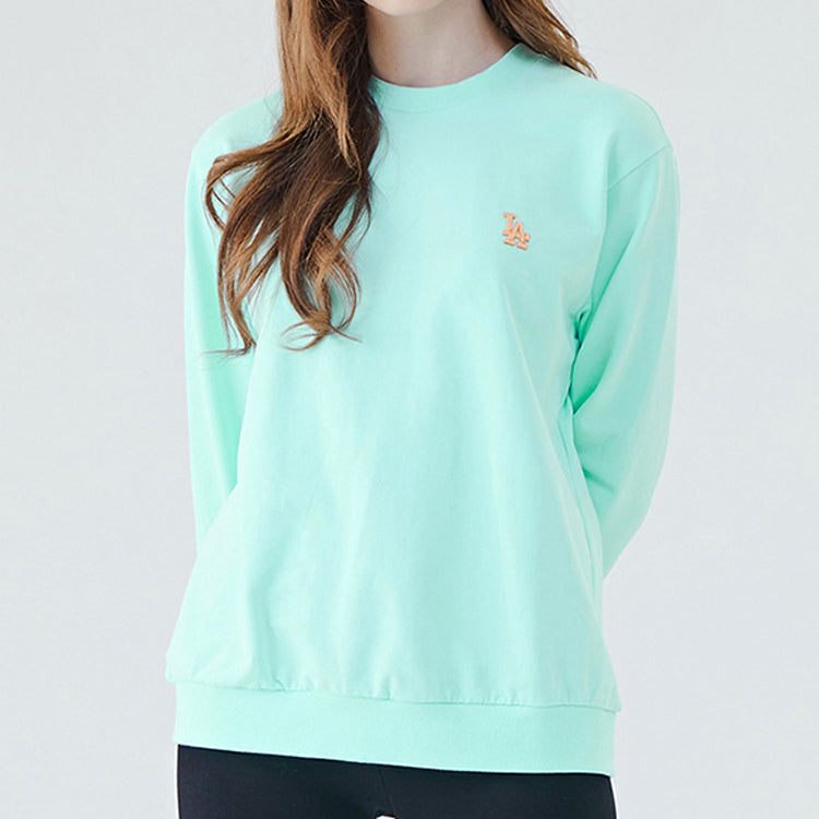 MLB Embroidered LOGO Athleisure Casual Sports Round Neck Long Sleeves Unisex 31MT01011-07T
