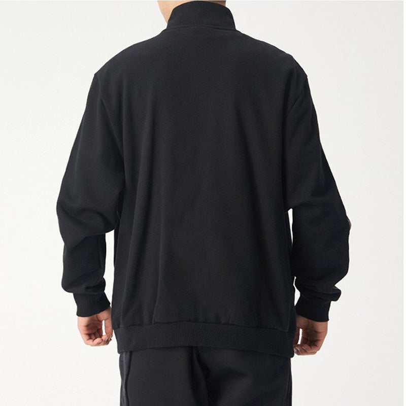 PUMA logo Printed Knitting Sports Jacket Black 587138-01