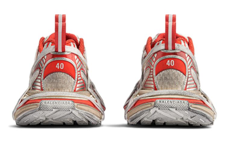 Balenciaga 3XL Extreme Lace Sneakers 'Orange Beige Mesh and Polyurethane' 778698W3XLL7597
