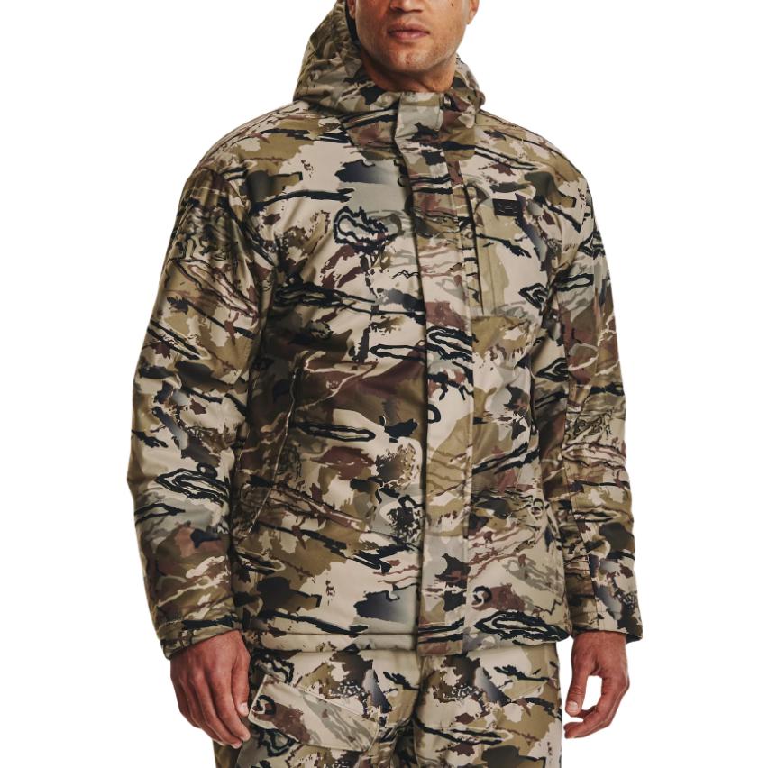 Under Armour Stormproof ColdGear Infrared Deep Freeze Jacket 'Green Brown Camo' 1372598-989