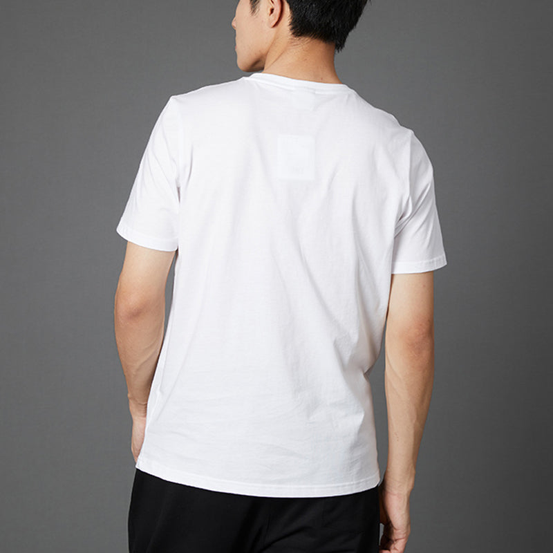 PUMA Classics Logo T-Shirt 'White Gold Black' 532280-02