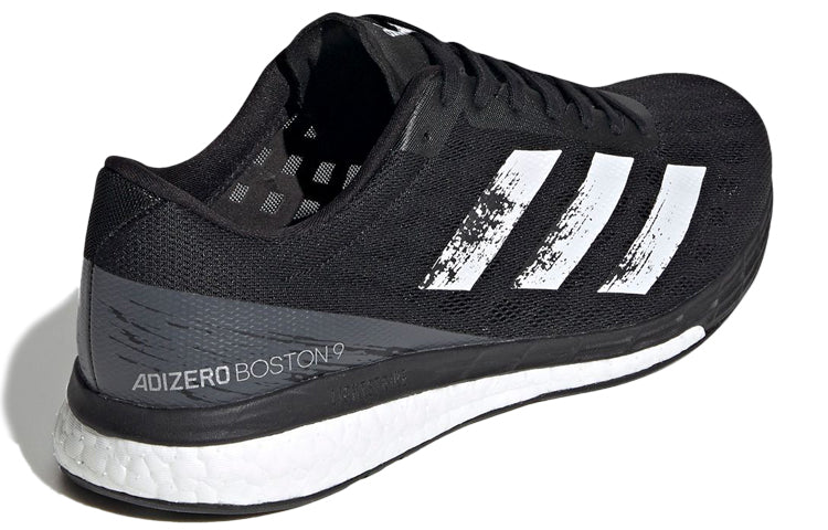 adidas adizero Boston 9 wide 'Black White' FY1117