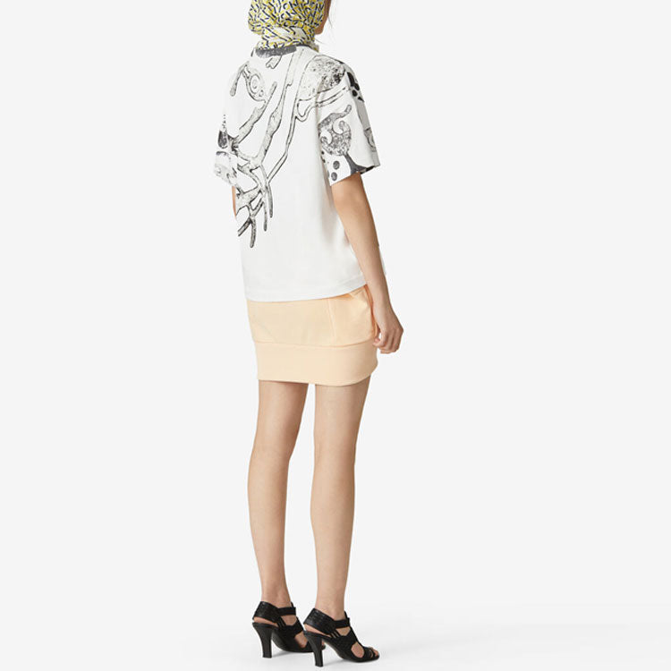 KENZO SS21 K-Tiger Large Short Sleeve White T-Shirt FB52TS6474SB-01B