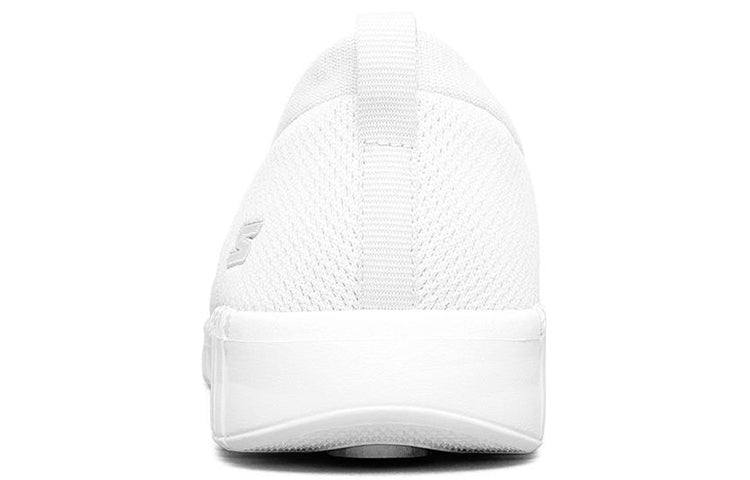 (WMNS) Skechers Go Walk Smart Slip-On Shoes White 124043-WHT