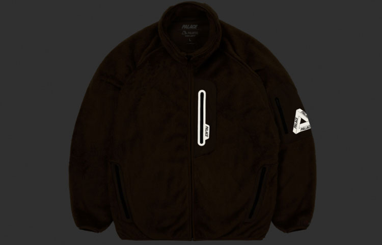 Palace FW21 ULTIMO Polartec High Loft Track Jacket 'Brown' P21JK013
