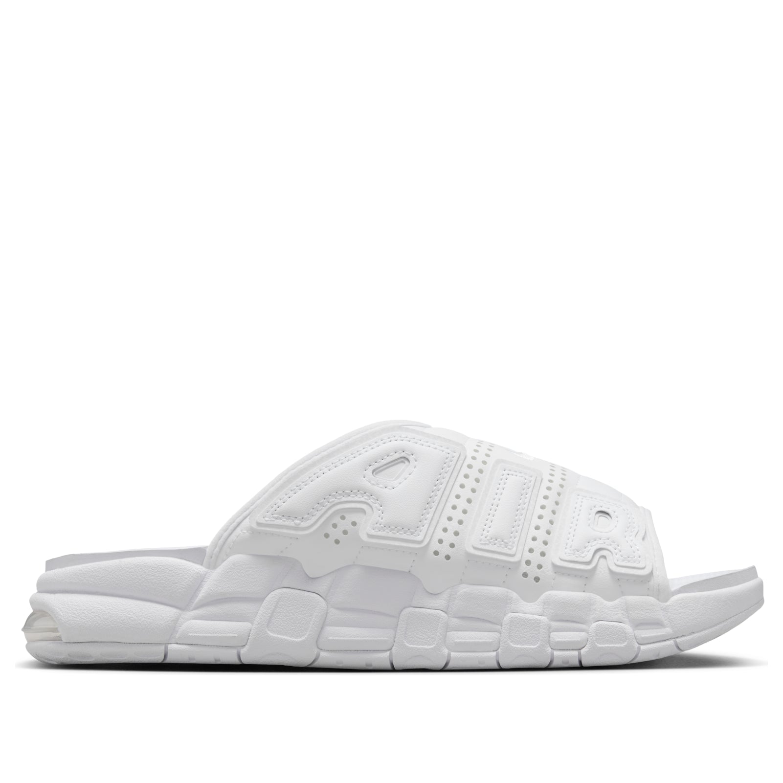 Nike Air More Uptempo Slides 'Triple White' FD9883-101