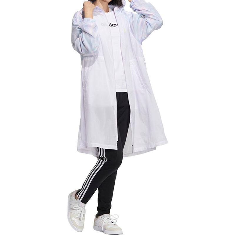 (WMNS) adidas Authentic NEO Hooded Sports Casual Jackets 'White' HF7265