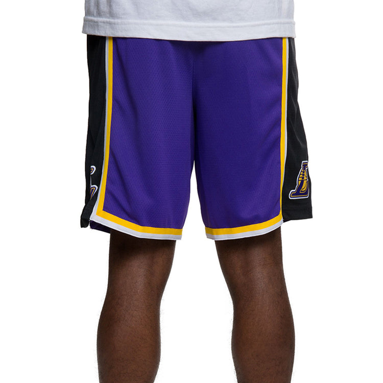 Nike LA Lakers Lebron James Basketball Pants For Men Black/Purple AJ5615-504