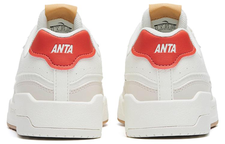 (WMNS) ANTA Skateboarding Series Sneakers 'White Red Brown' 922318062-3