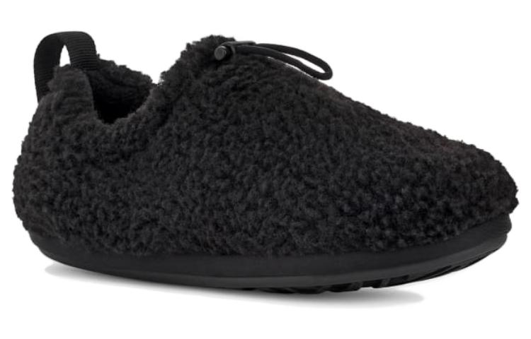 (WMNS) UGG Plushy Slipper 'Black' 1143952-BLK