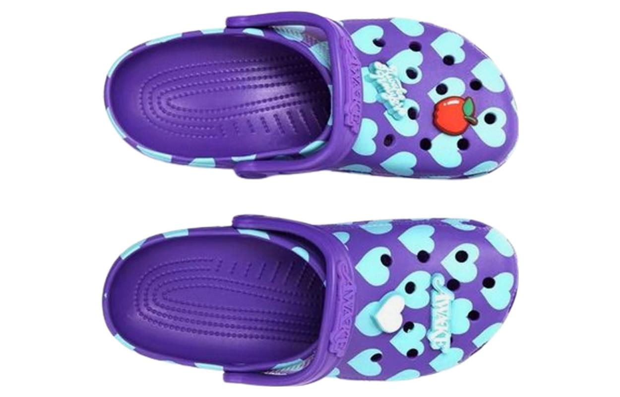 Crocs x Awake NY Classic Clogs 'Home Is Where The Heart Is - Purple' 207534-518