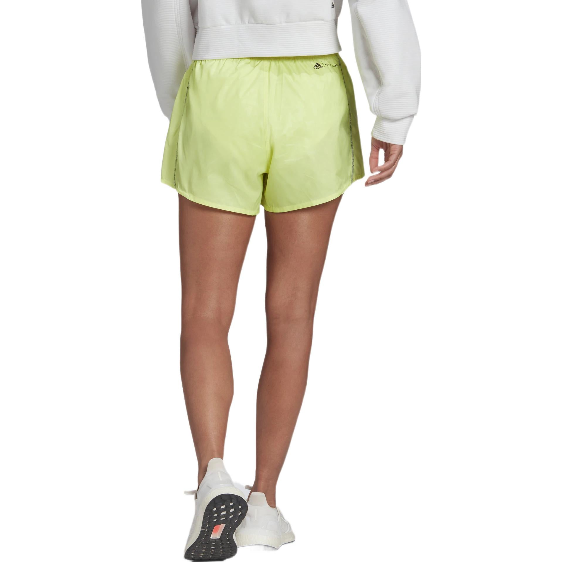 (WMNS) adidas x Karlie Kloss Sport Shorts Asia Sizing 'Green' HB1433