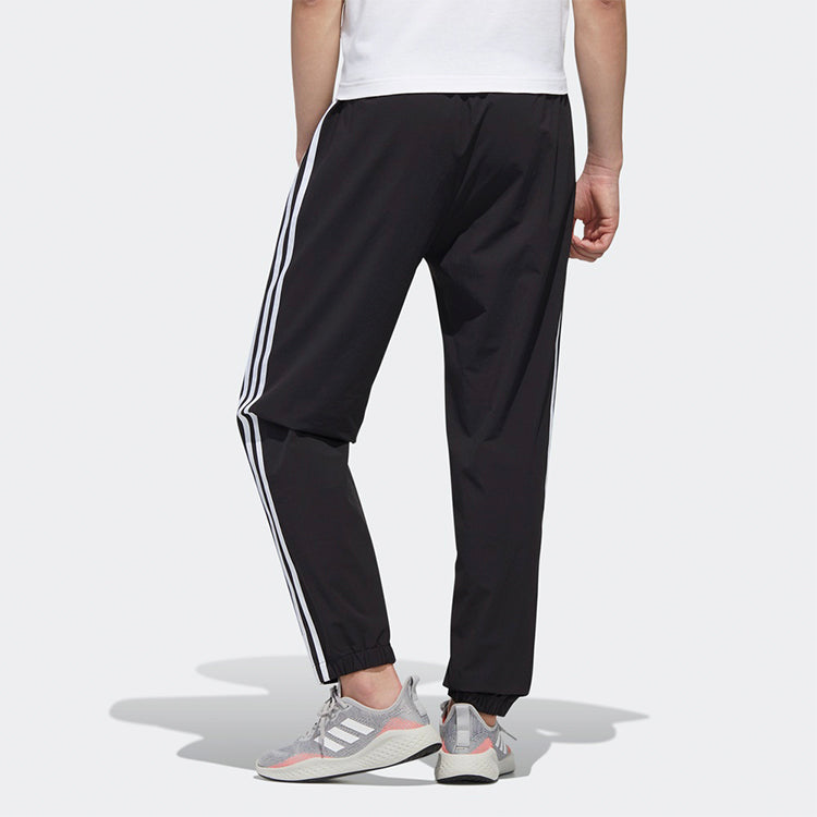 adidas neo Side Stripe Casual Sports Pants Black GJ8898