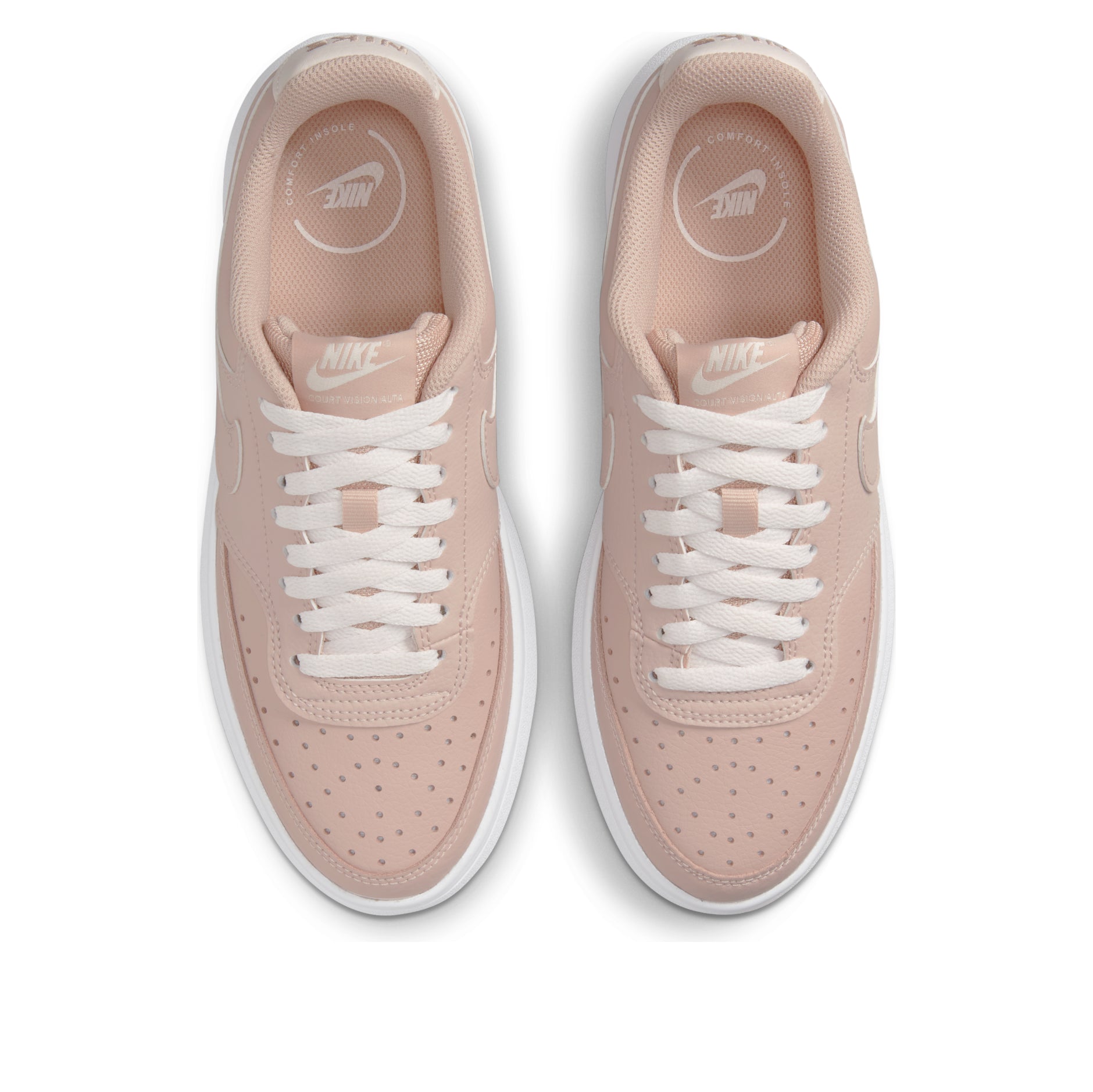 (WMNS) Nike Court Vision Alta 'Pink Oxford' DM0113-600