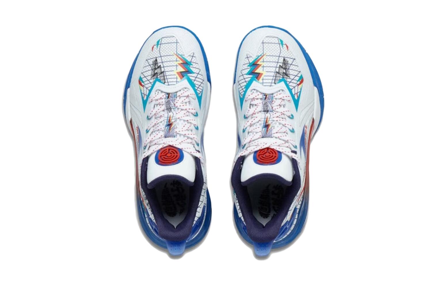(GS) Li-Ning Pioneer Team 3.5 Low 'White Blue Red' YKBT042-13
