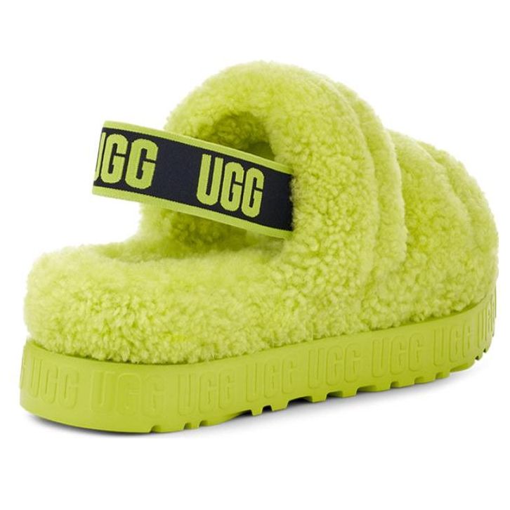 (WMNS) UGG Oh Fluffita Platform 'Key Lime' 1120876-KLM
