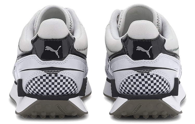 (WMNS) PUMA Mile Rider 'Sunny Getaway - White Black' 373443-05