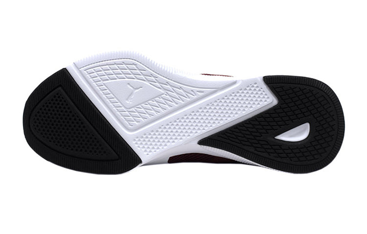 (GS) PUMA Flyer Runner White/Red 192928-14