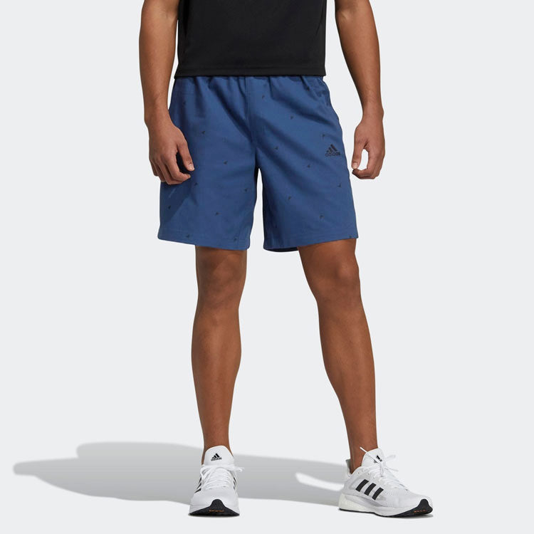adidas Fi Short Aop Logo Printing Athleisure Casual Sports Shorts Navy Blue GP0946