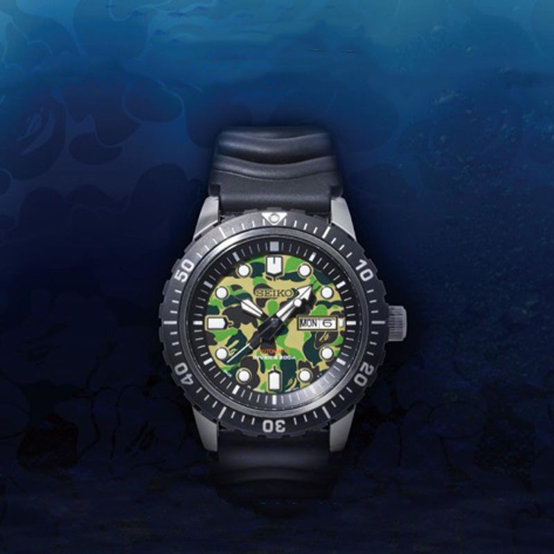 BAPE X SEIKO MECHANICAL DIVERS WATCH Crossover 1F23-182-940