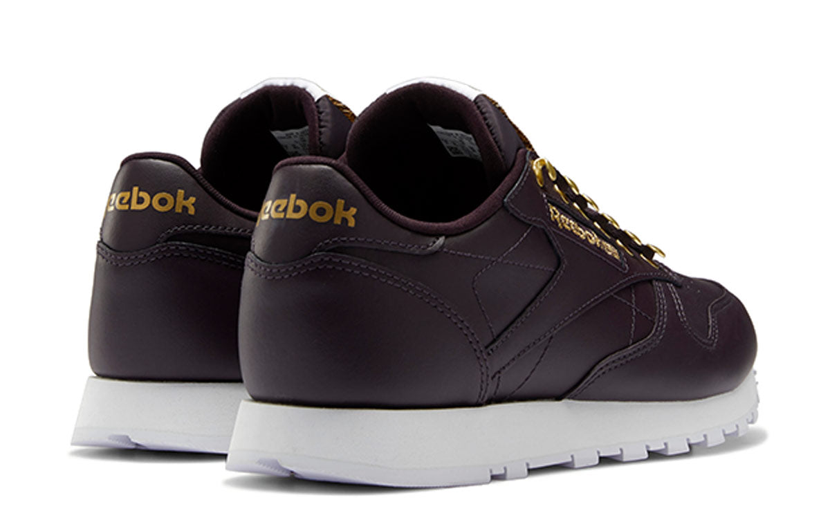 (WMNS) Reebok Classic Leather Black/Gold FW1258