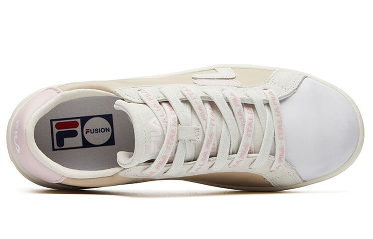 (WMNS) Fila Fusion Canvas Shoes 'Light Beige Pink' T12W115106FTL