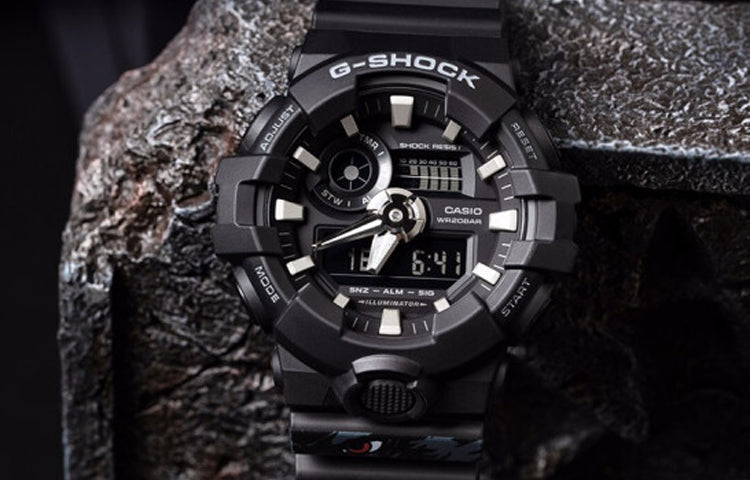 CASIO G-Shock Analog-Digital 'Black' GA-700-1BPRG