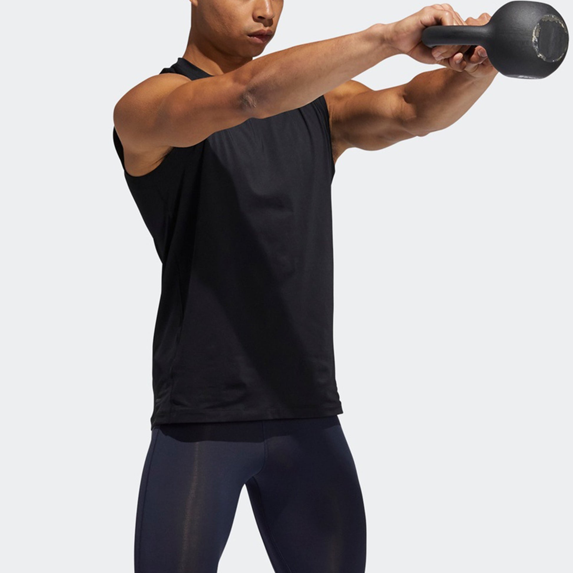 adidas TF Turf Sl Ft T Training Sports Vest Black GL0431