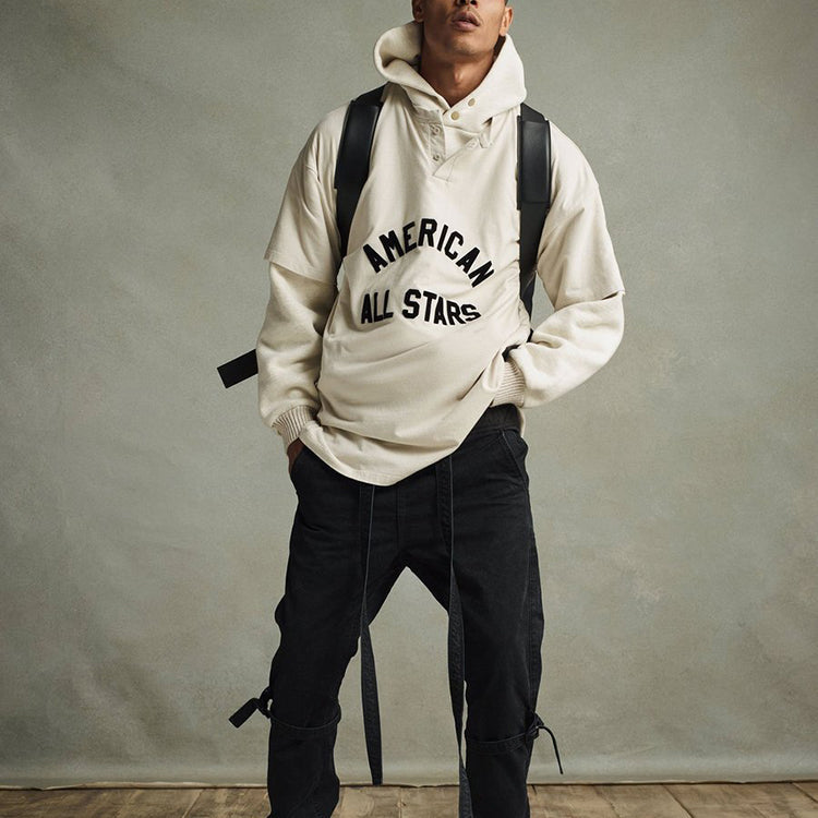 Fear of God All Star Henley Tee 'Cream Heather' FG50-017OCJ-101