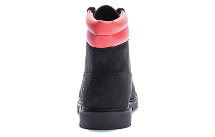 (WMNS) Timberland Linden Woods 6 Inch Waterproof Boots 'Black Nubuck with Pink' A44FA-001