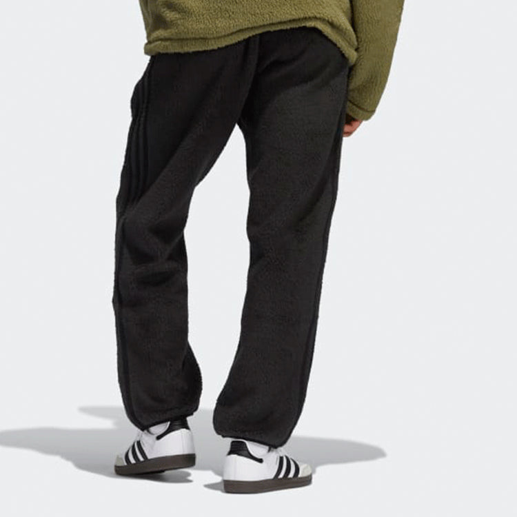 Men's adidas originals Plush Stay Warm Bundle Feet Sports Pants/Trousers/Joggers Black H31298