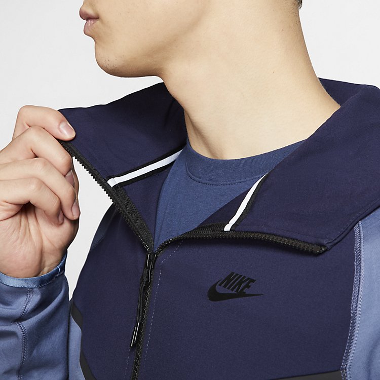 Nike NSW Sportswear Tech Full-Zip Hoodie 'Diffused Blue' CJ4277-491