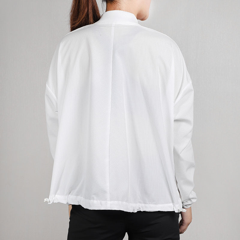 (WMNS) Nike Casual Outdoor Sports windbreaker White CI9338-100