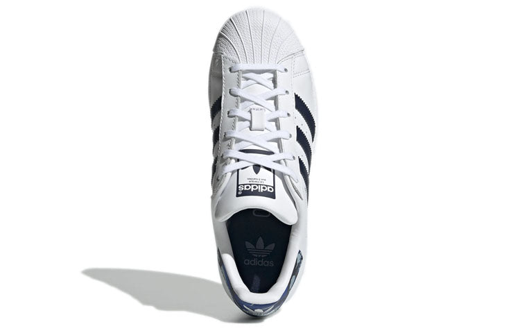 (GS) adidas originals Superstar J 'Blue White' EE7501