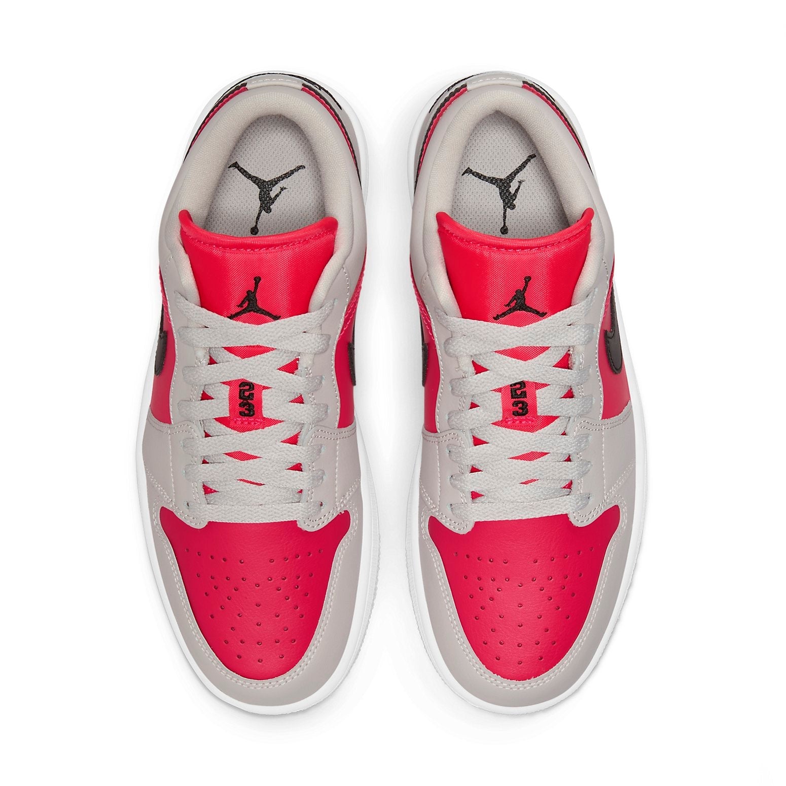 (WMNS) Air Jordan 1 Low 'Light Iron Ore Siren Red' DC0774-060