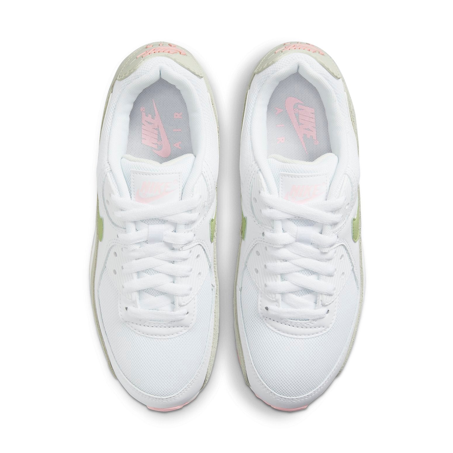 (WMNS) Nike Air Max 90 'White Light Olive Pink' DM2874-100
